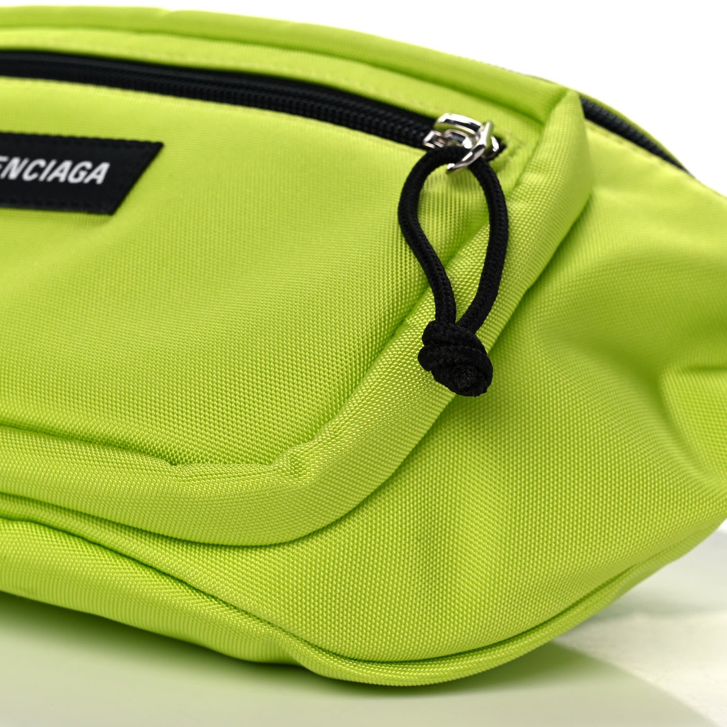 Balenciaga Nylon Canvas Explorer Belt Bag Acid Green 10 of 12