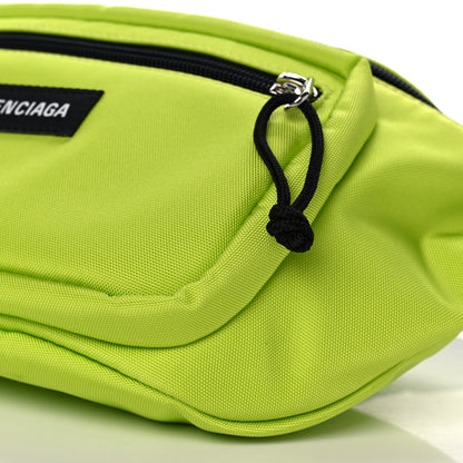 Balenciaga Nylon Canvas Explorer Belt Bag Acid Green 10 of 12