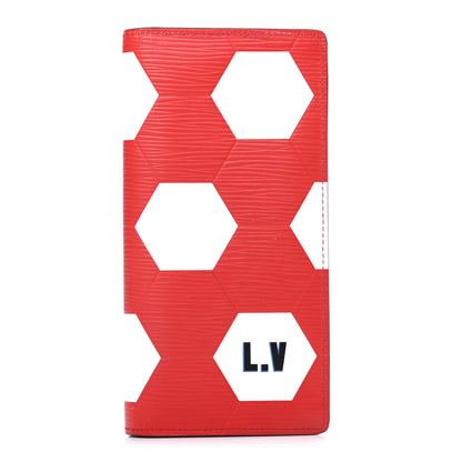 Louis Vuitton Epi World Cup Brazza Wallet Red 1 of 6