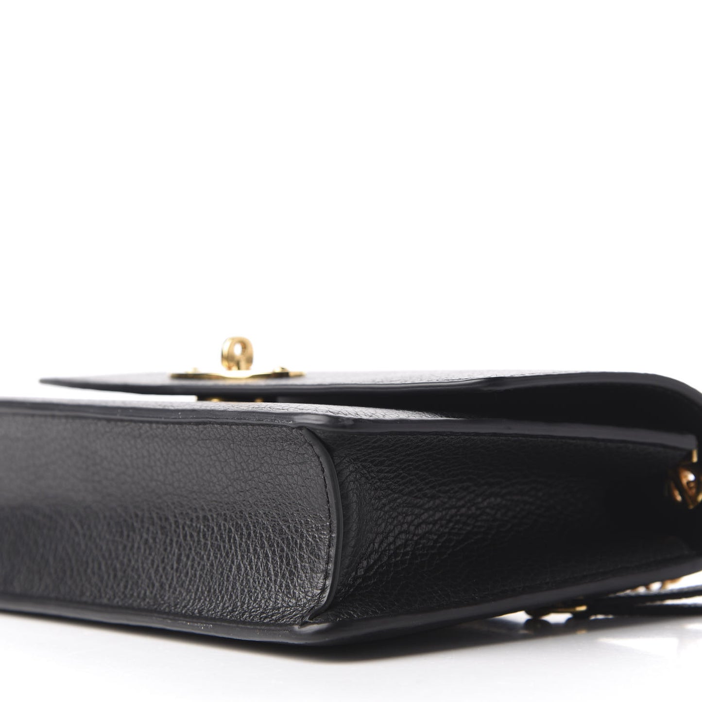 Small Classic Grain Calfskin Small Darley Black
