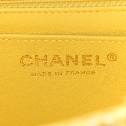 Chanel Tweed Quilted 2.55 Reissue Mini Flap Yellow 5 of 8