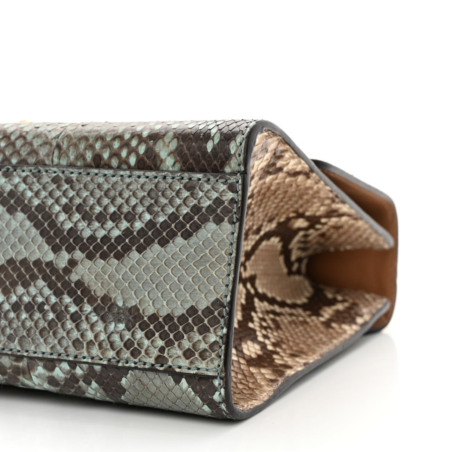 Gucci Metallic Snakeskin Medium Padlock Shoulder Bag Multicolor Multicolor Multicolor 10 of 15