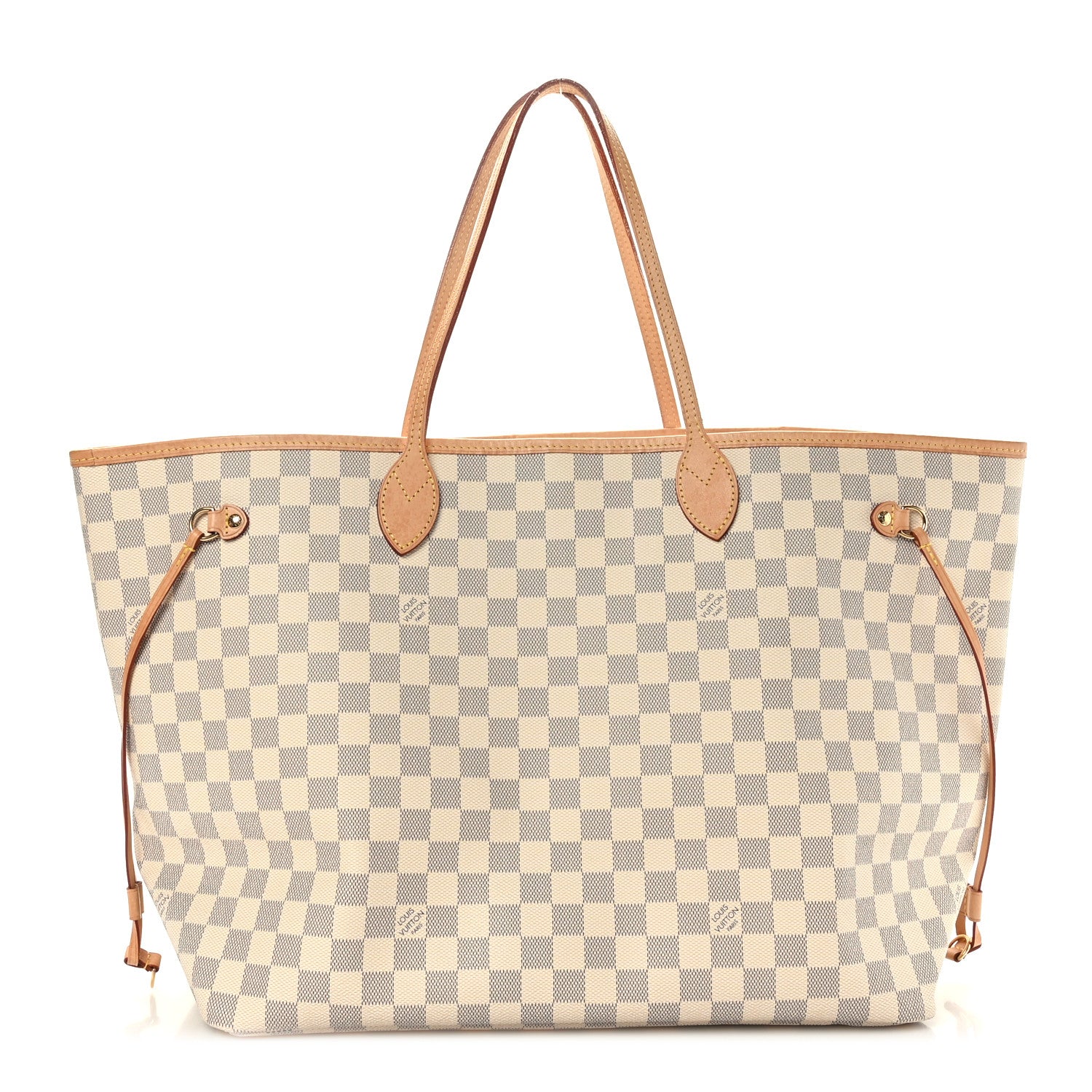 Louis Vuitton Damier Azur Neo Neverfull GM Rose Ballerine 3 of 9