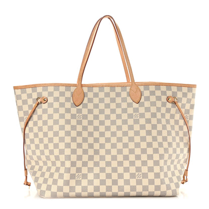 Louis Vuitton Damier Azur Neo Neverfull GM Rose Ballerine 3 of 9