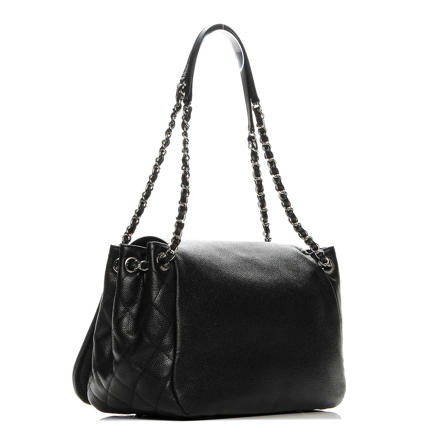 Caviar Timeless CC Accordion Flap Black