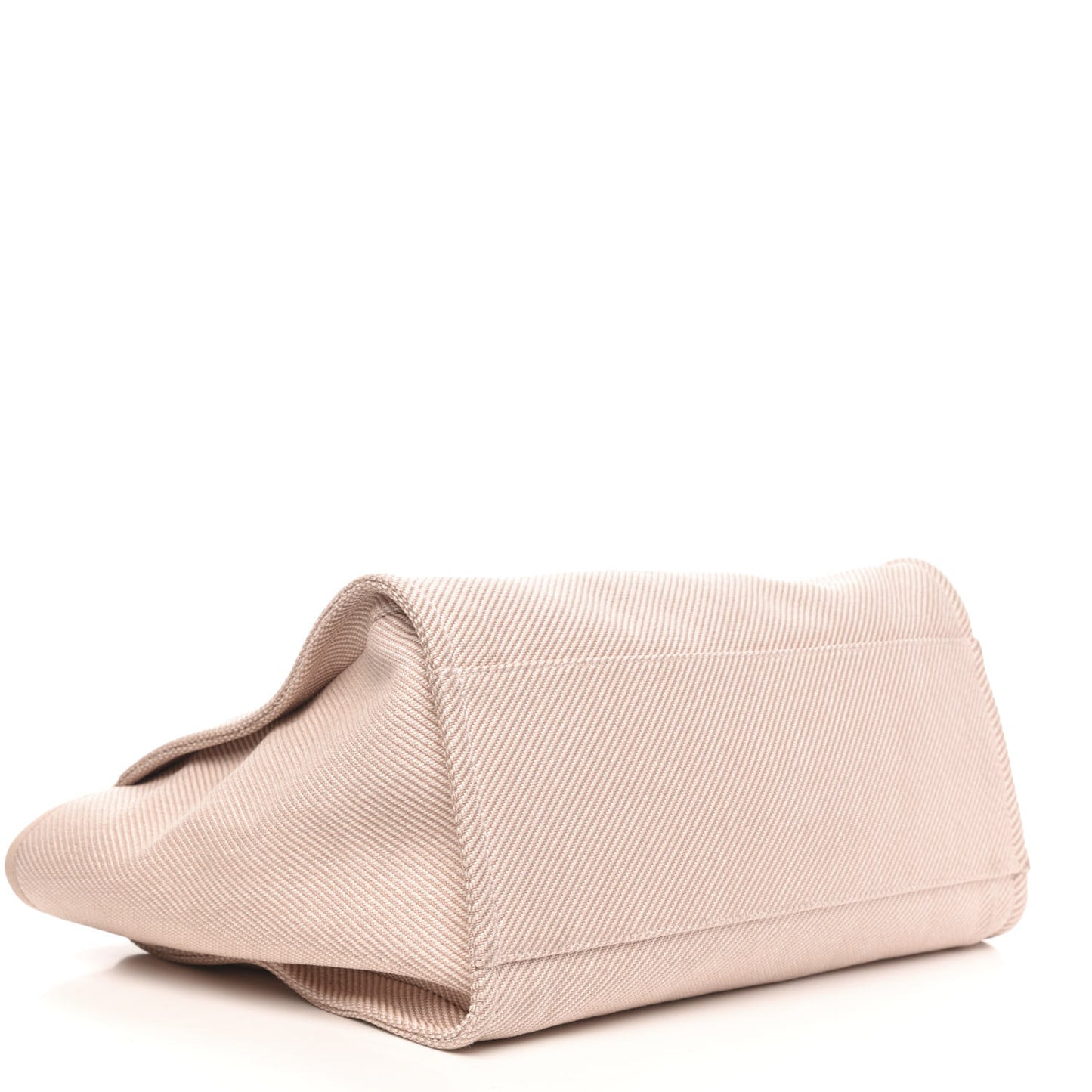 Mixed Fibers Calfskin Medium Deauville Tote Beige
