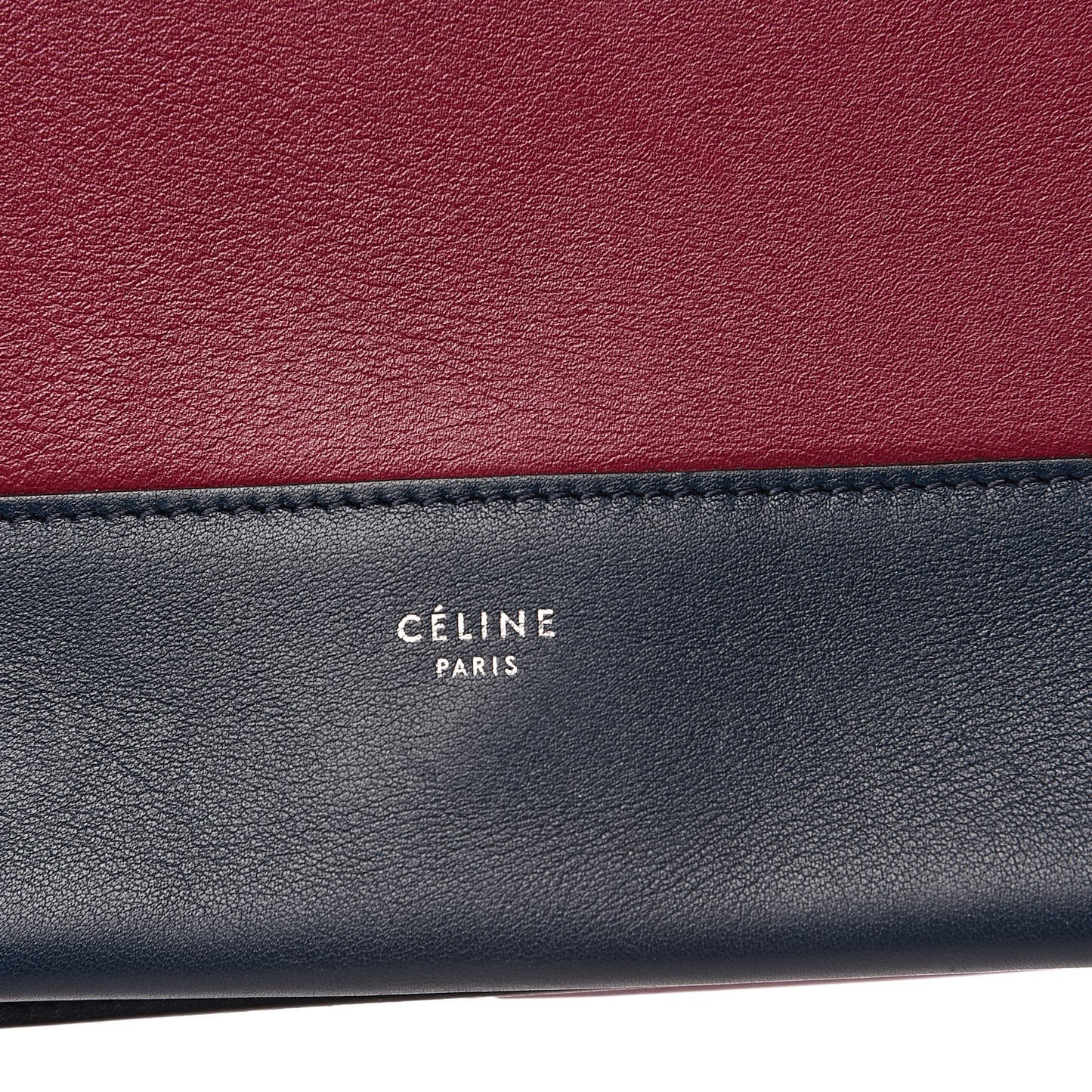 Shiny Smooth Calfskin Medium Frame Shoulder Bag Steel Blue Plum