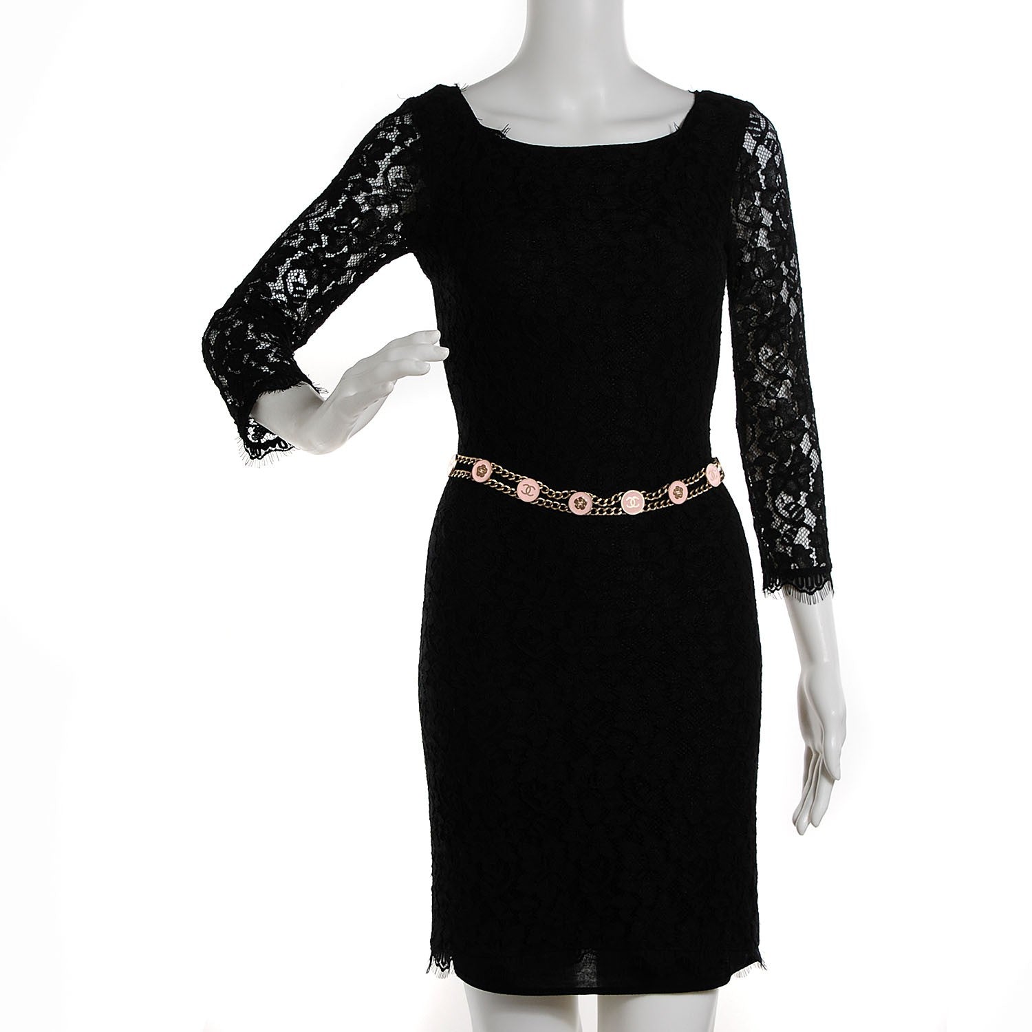 Chanel Enamel CC Camellia Chain Belt Light Gold 2 of 3