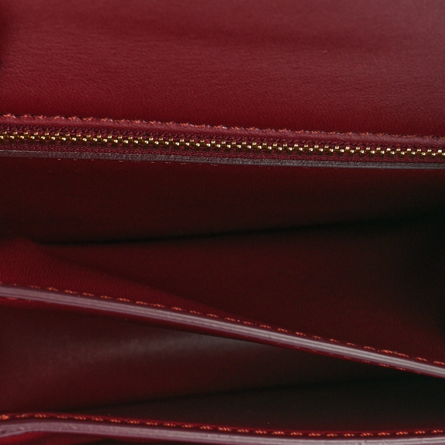 Celine Box Calfskin Small Classic Box Flap Bag Burgundy 7 of 11