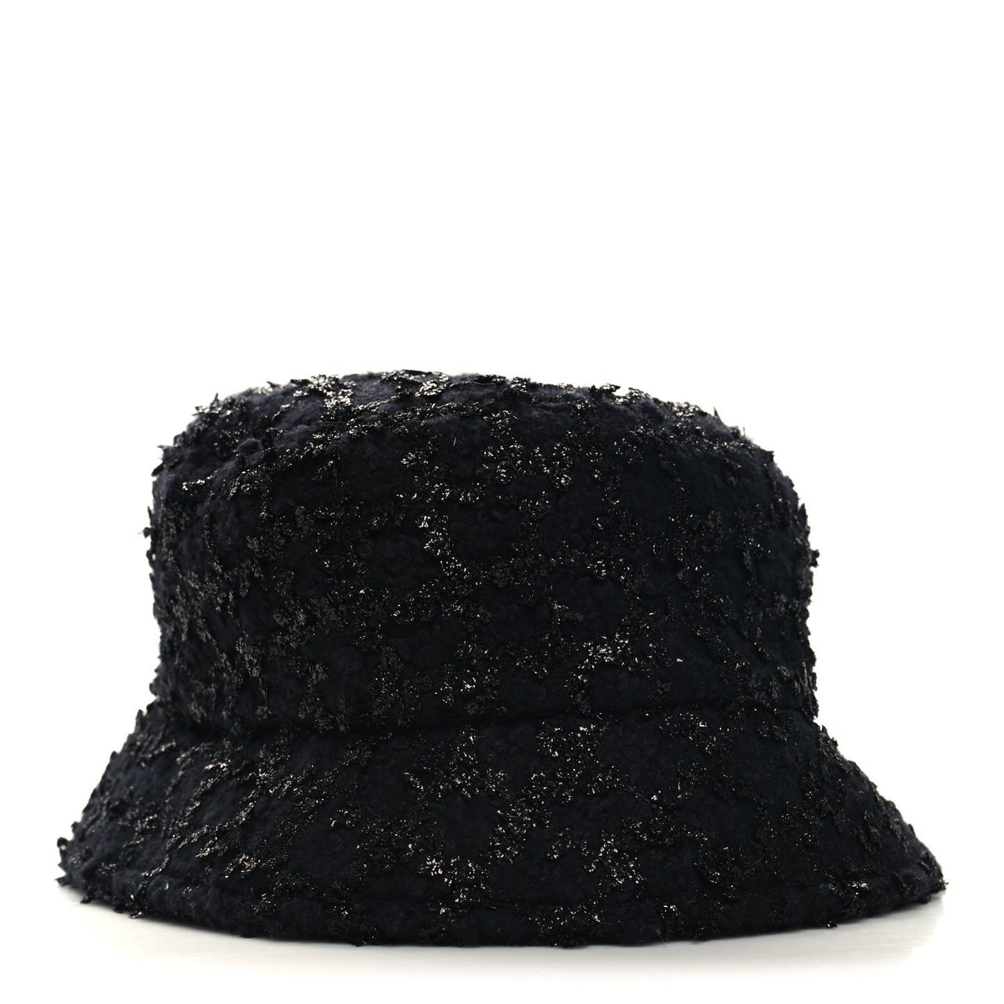 Tweed Bucket Hat L Black