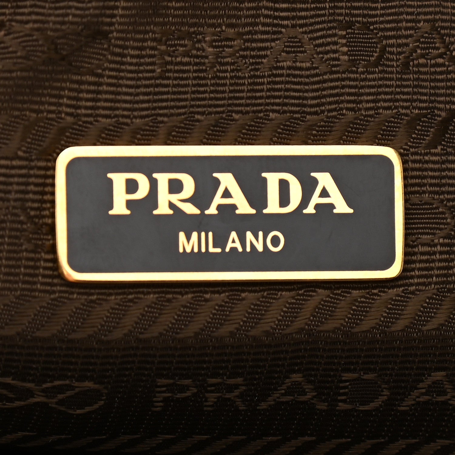 Prada Re-Nylon Saffiano Duet Bucket Crossbody Bag Cocoa 5 of 9
