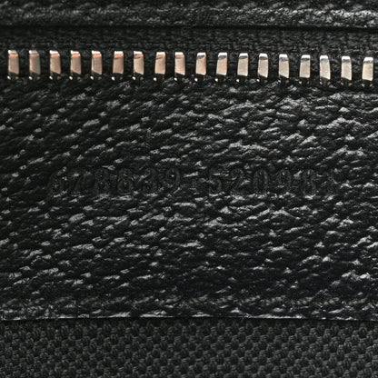 Gucci Monogram Jumbo GG Textured Dollar Calfskin Tote Bag Black 7 of 13