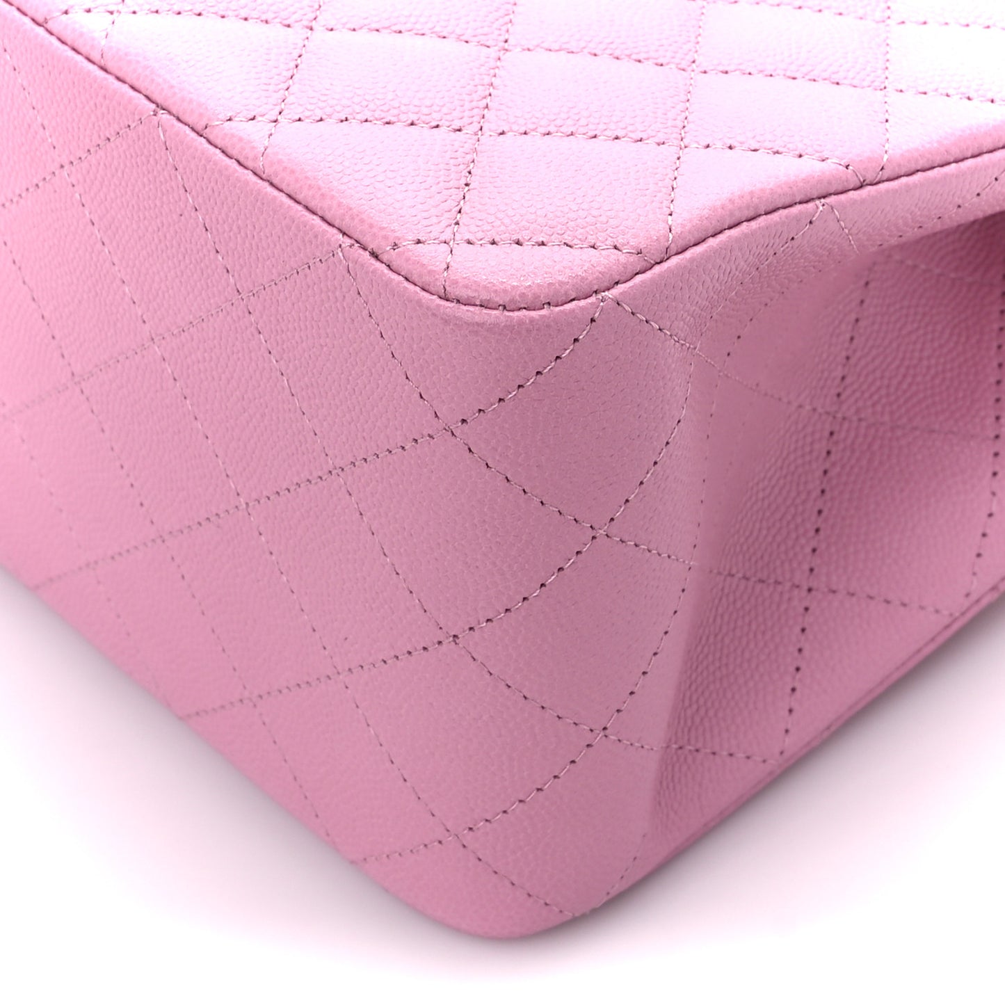 Caviar Quilted Mini Bucket Bag Pink
