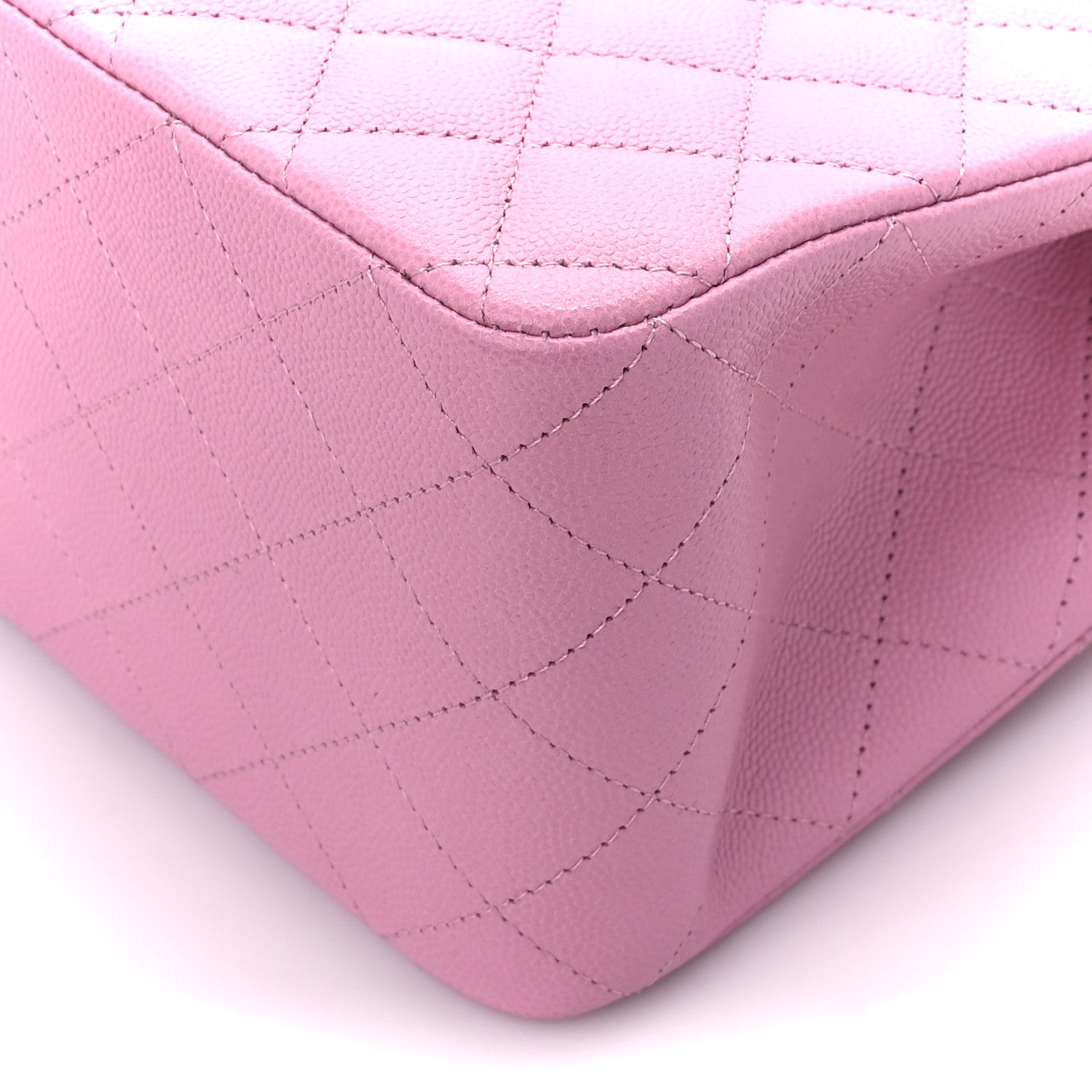 Chanel Caviar Quilted Mini Bucket Bag Pink 10 of 11