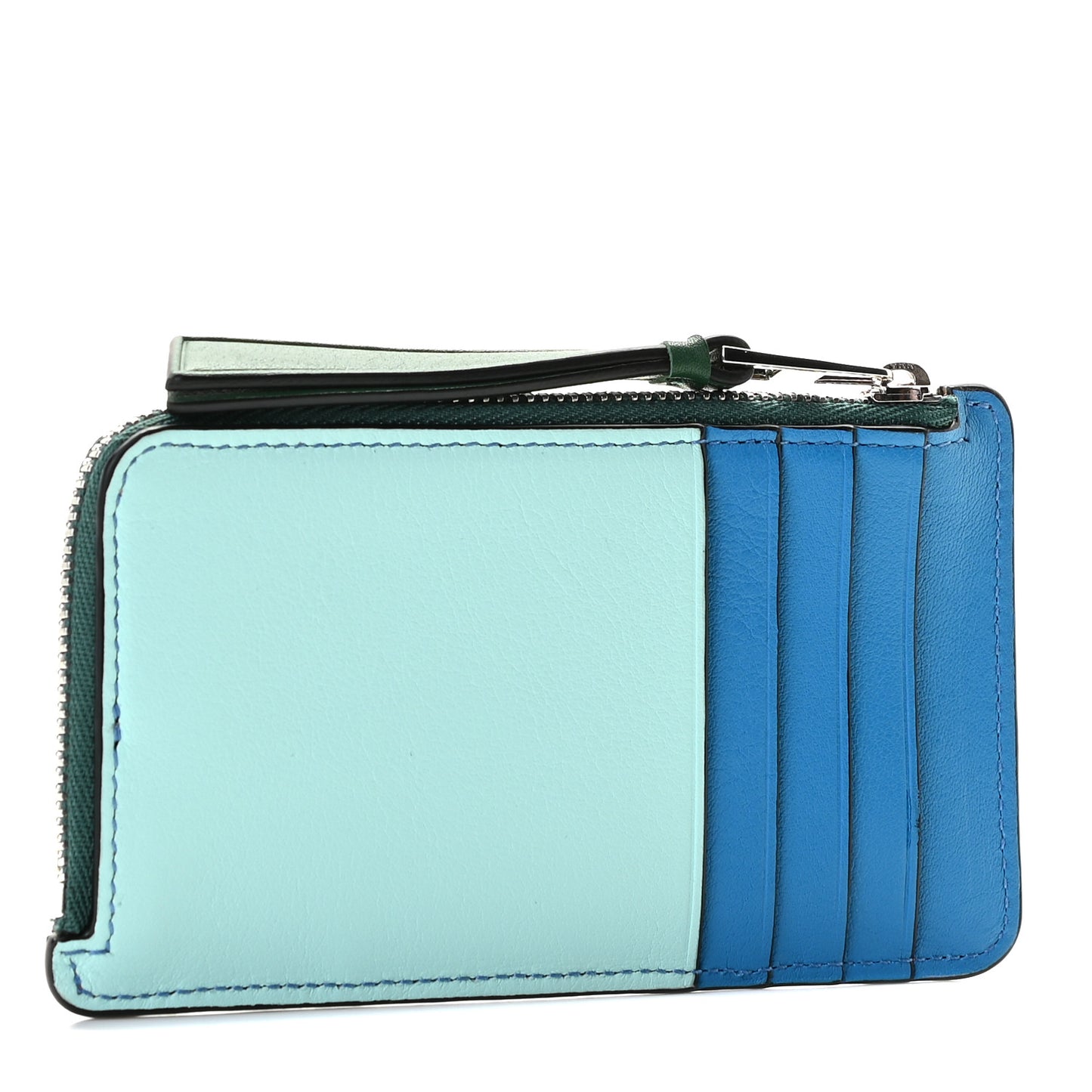 Soft Calfskin Coin Card Holder Multicolor