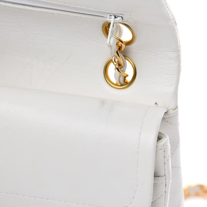 Chanel Lambskin Quilted Small Double Flap White 11 of 16