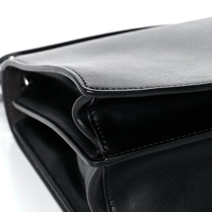 Fendi Vitello Liberty Lucido Metal Monster Eyes Studded Kan I Shoulder Bag Black 15 of 18