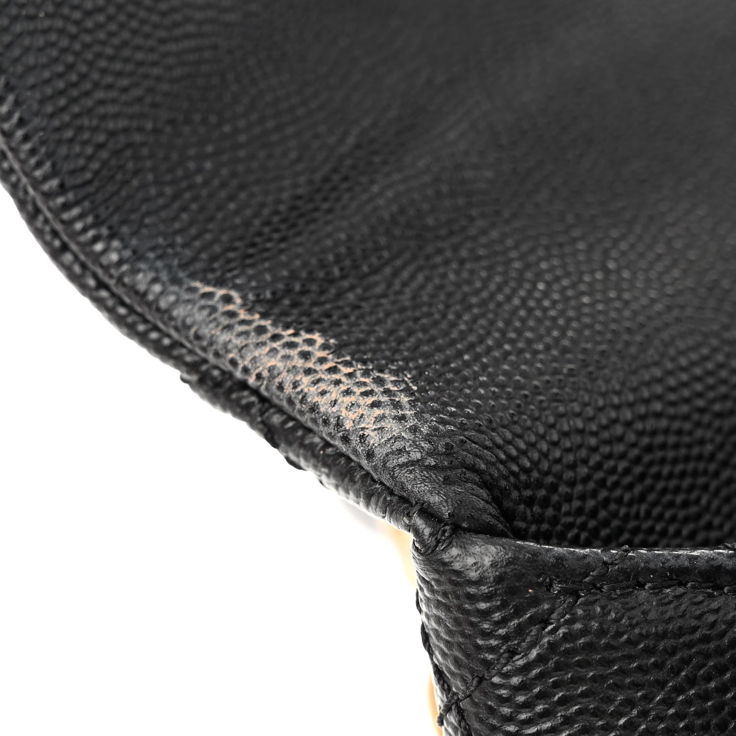 Chanel Caviar Lizard Embossed Quilted Small Coco Handle Flap Black 13 of 17