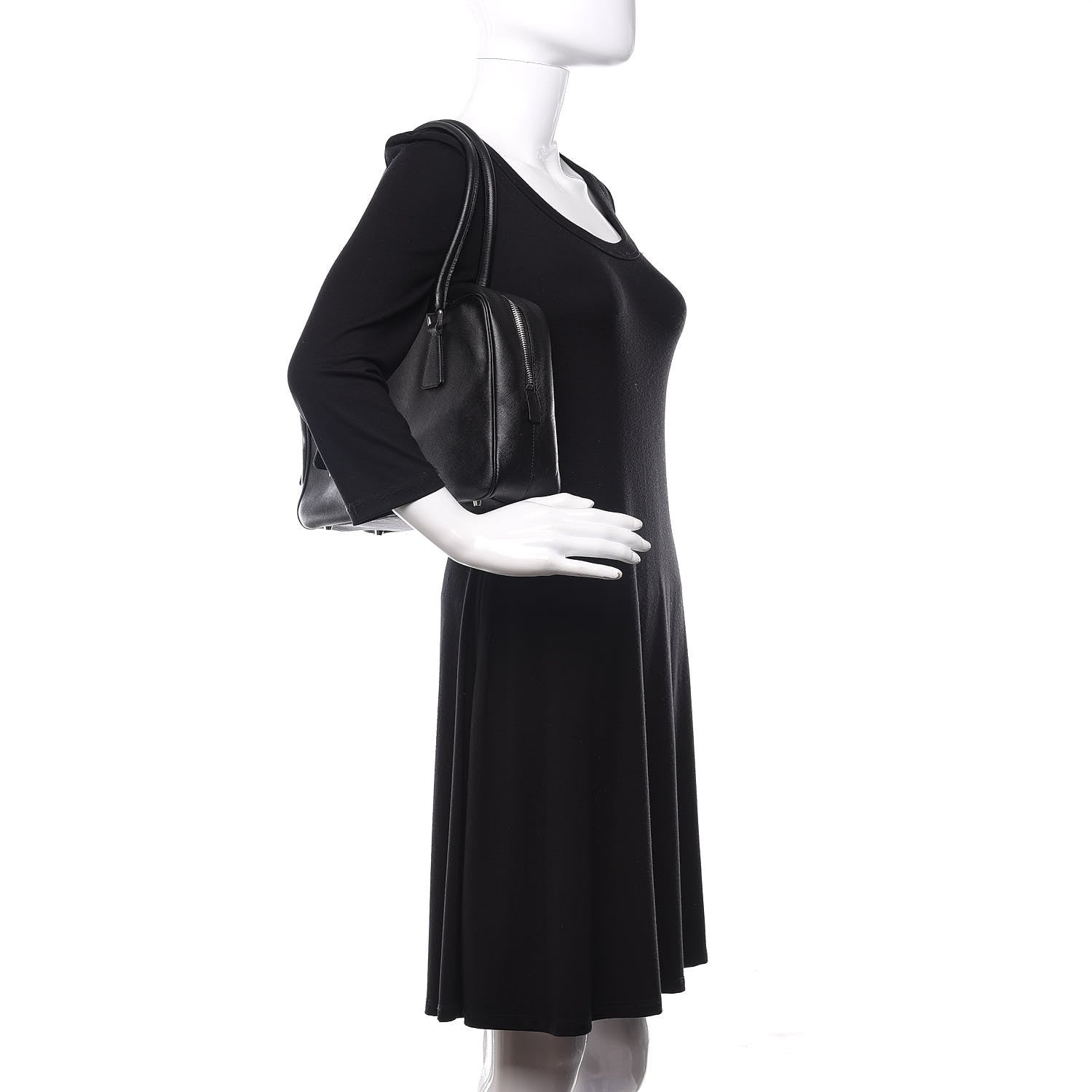 Prada Saffiano Sport Bauletto Black 2 of 10