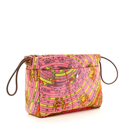 Hermes Silk Barenia Astrologie Fourbi 20 PM Pouch Pink Fauve 3 of 6