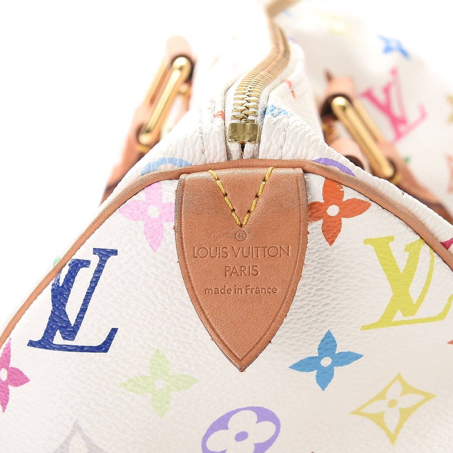 Monogram Multicolor Speedy 30 White