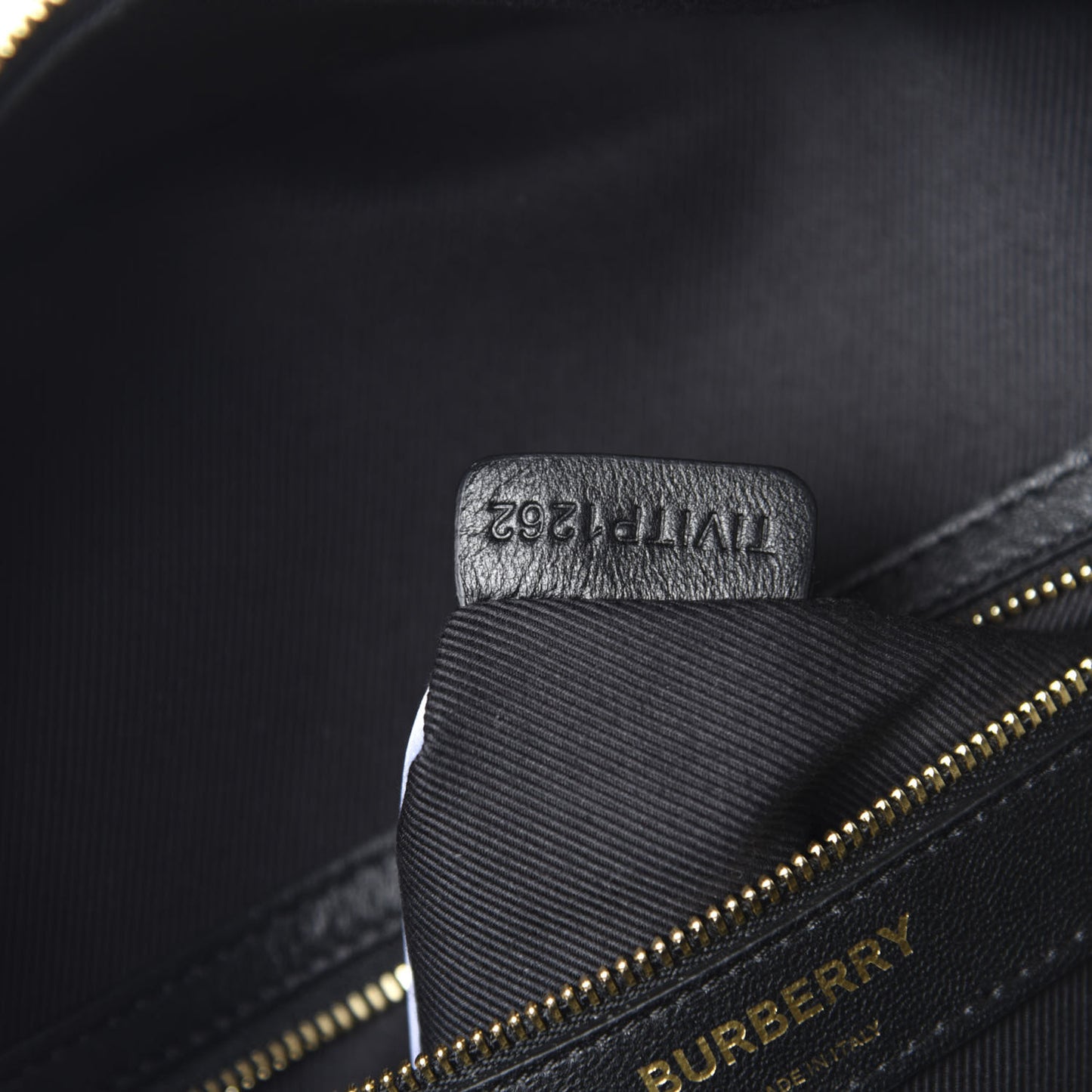 Coated Canvas Horseferry Print Backpack Black