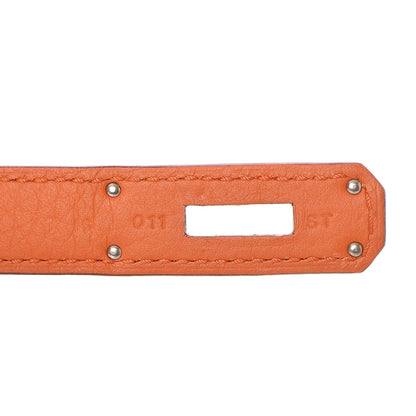 Hermes Taurillon Clemence Kelly Retourne 28 Orange 15 of 35