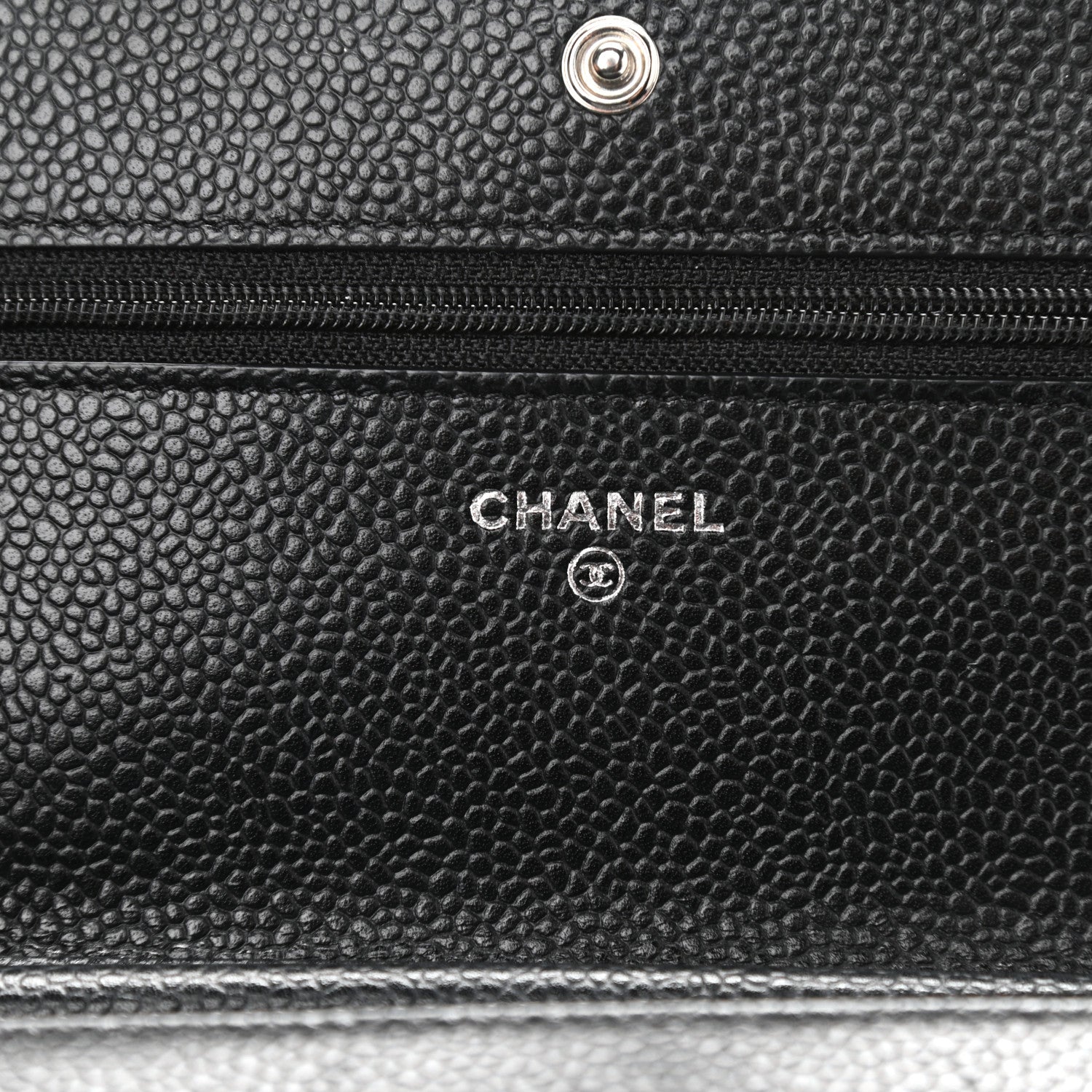 Chanel Caviar Quilted Wallet On Chain WOC Black 6 of 11