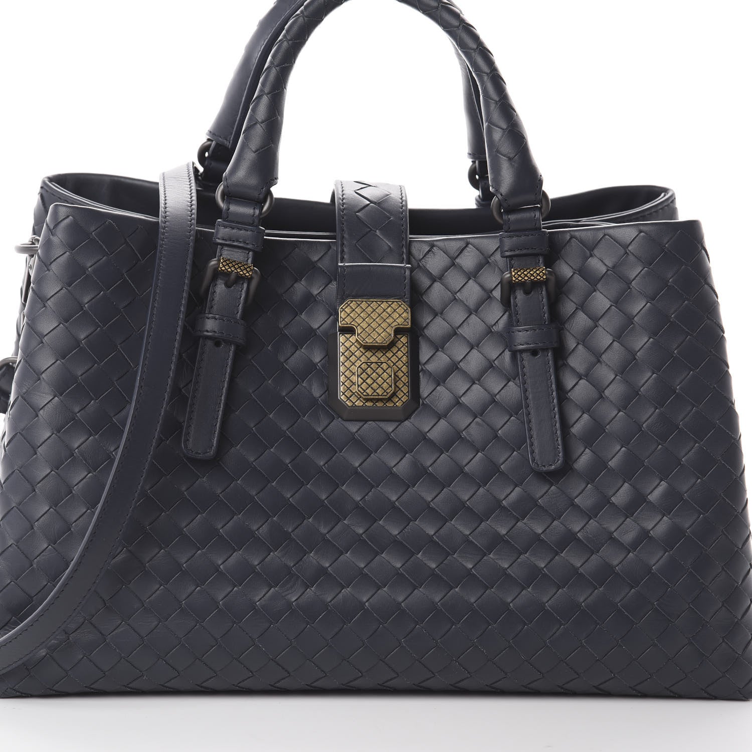 Bottega Veneta Light Calf Intrecciato Small Roma Light Tourmaline 8 of 8