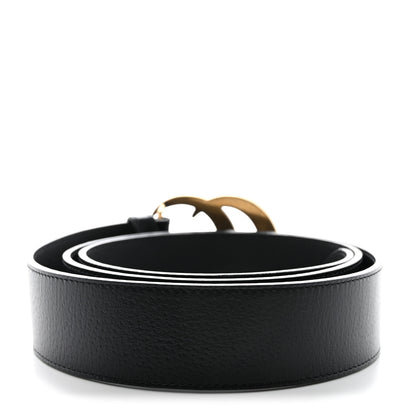 Gucci Textured Dollar Calfskin Double G 40mm Belt 110 44 Black 2 of 6