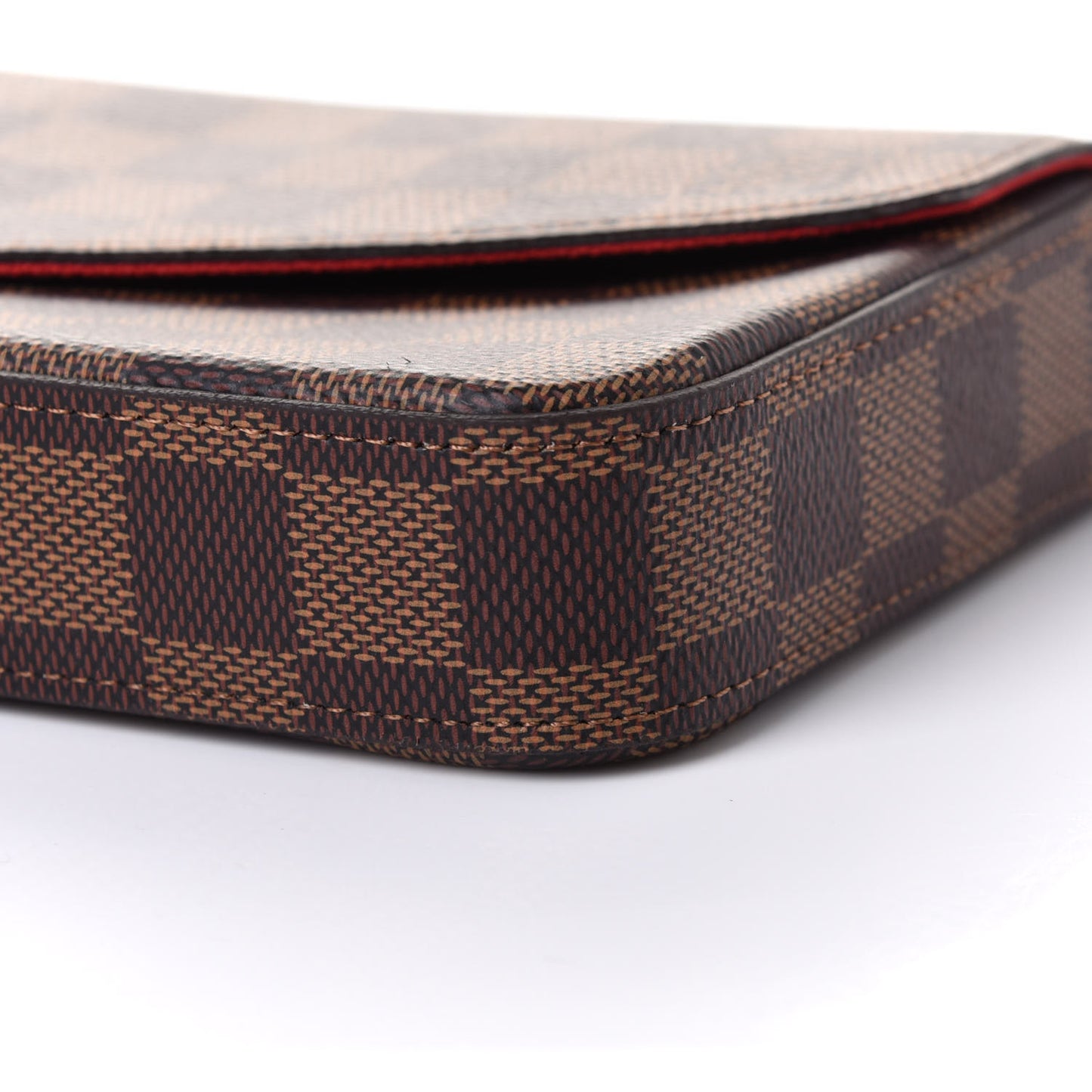 Damier Ebene Pochette Felicie Chain Wallet
