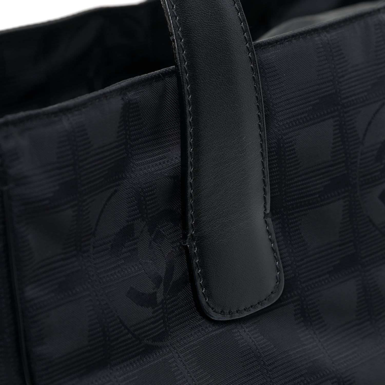 Chanel Nylon Medium Travel Tote Black 10 of 11