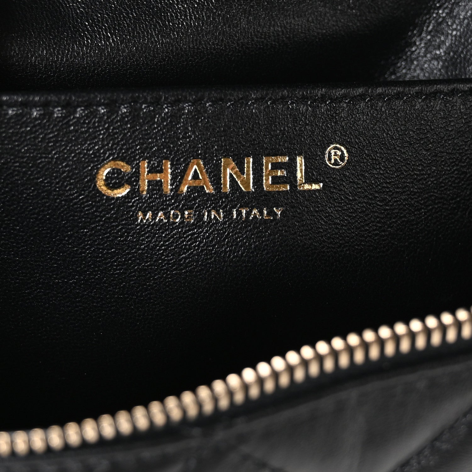Chanel Lambskin Quilted Waist Bag Fanny Pack Black 6 of 11