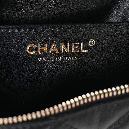 Chanel Lambskin Quilted Waist Bag Fanny Pack Black 6 of 11