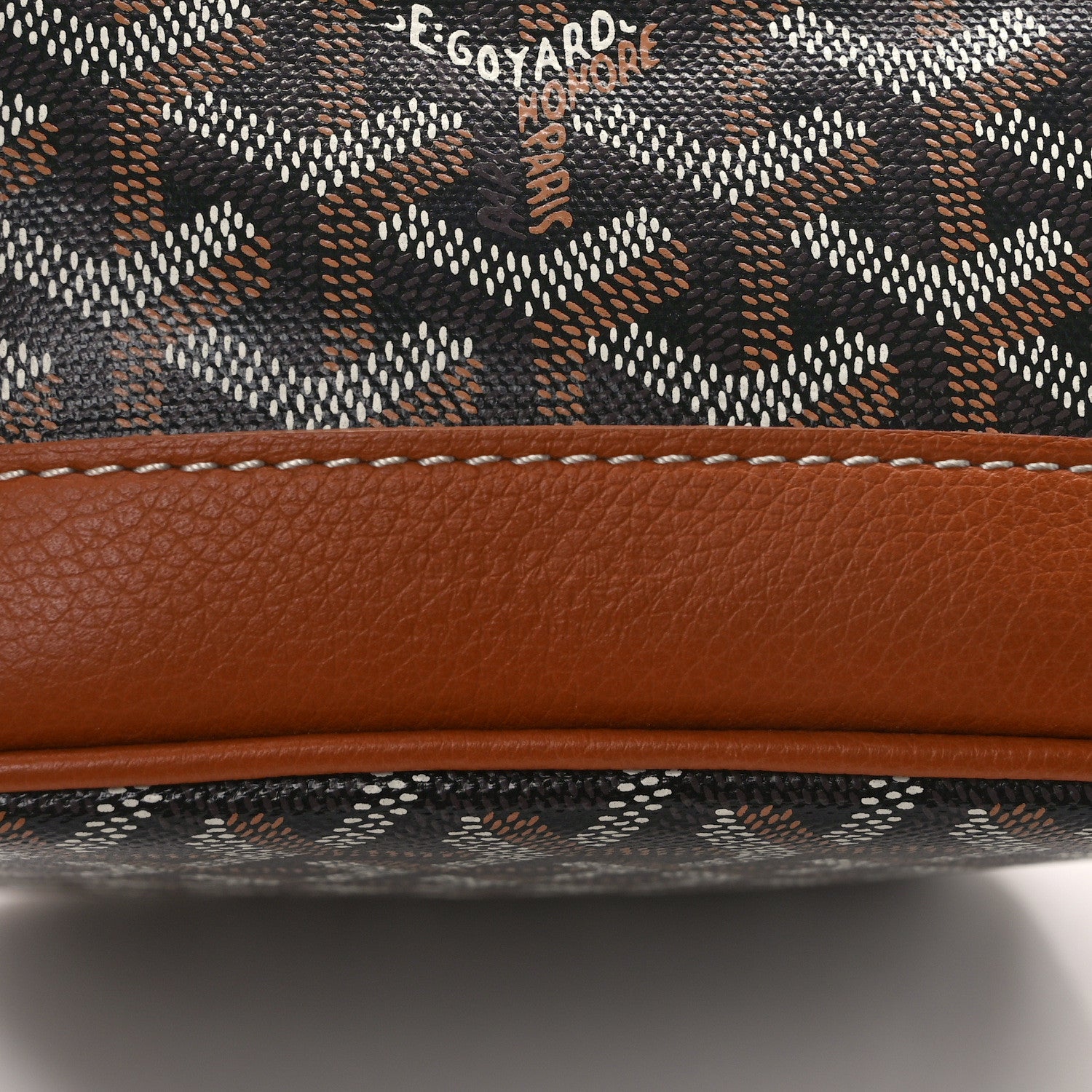 Goyard Goyardine Petit Flot Bucket Bag PM Black Gold 6 of 10