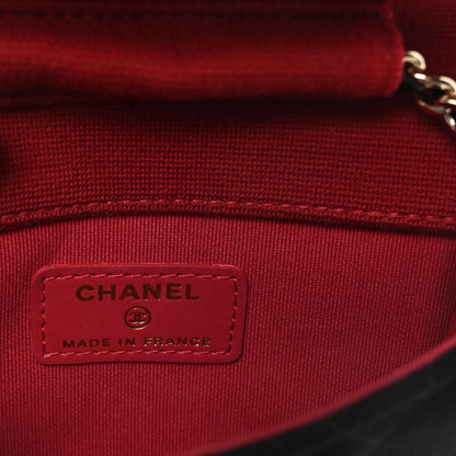 Chanel Jersey Quilted Micro Mini Flap Black 6 of 10