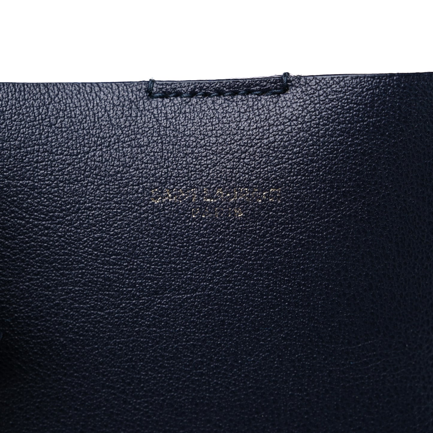 Calfskin Large Shopping Tote Navy