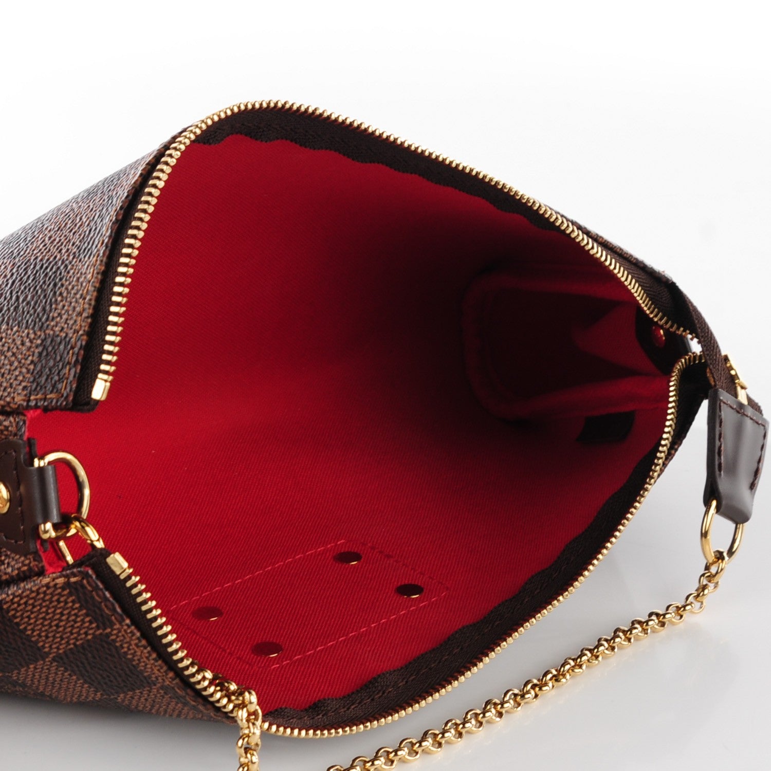 Louis Vuitton Damier Ebene Eva Clutch 12 of 15