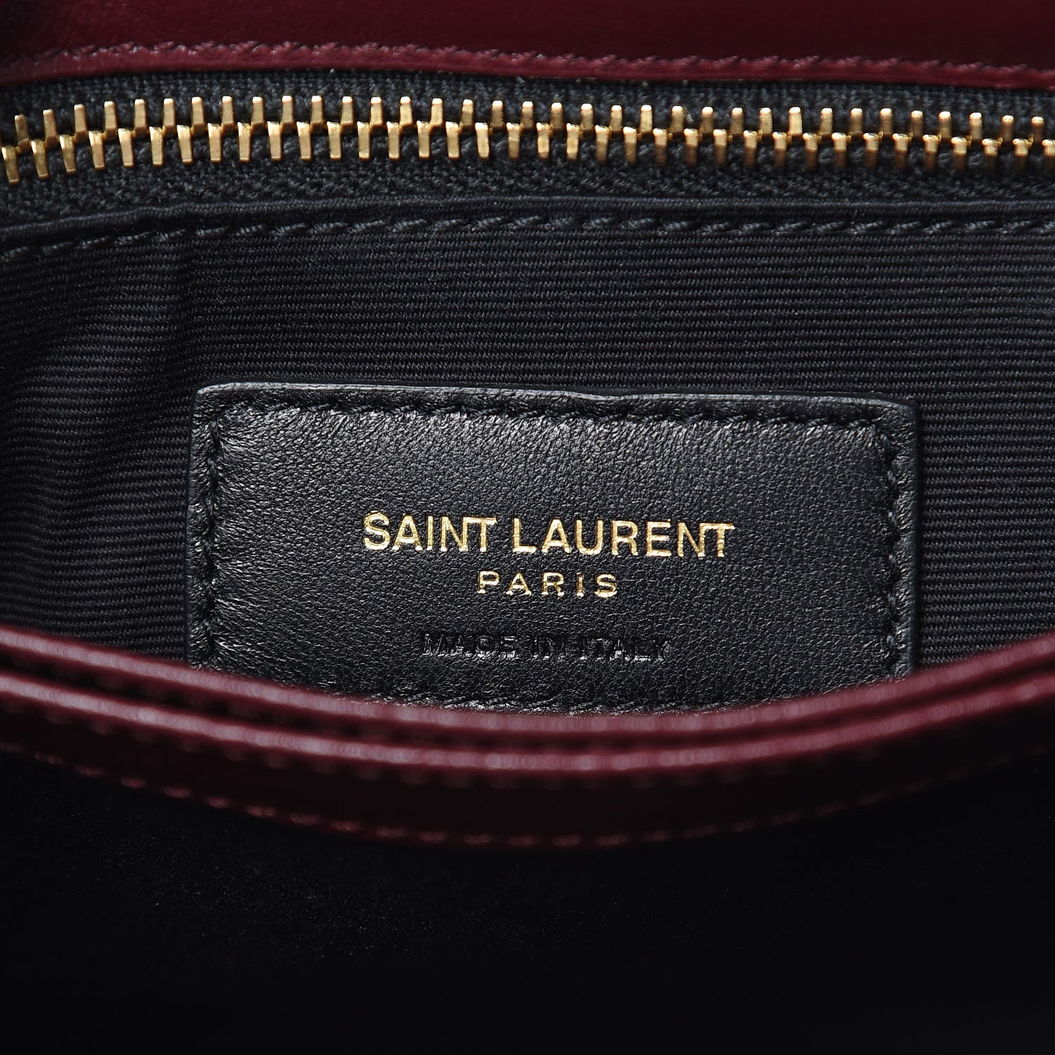 Saint Laurent Calfskin Y Quilted Monogram Toy Loulou Crossbody Bag Rouge 6 of 9