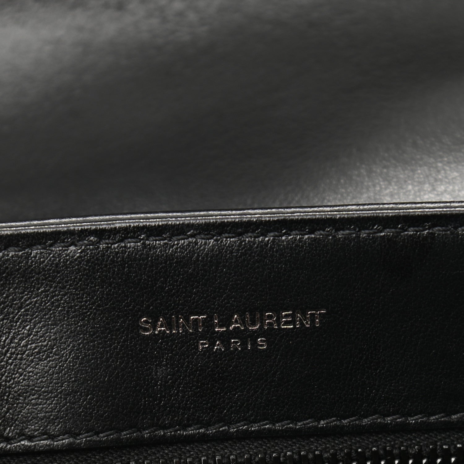 Saint Laurent Calfskin Y Quilted Monogram Toy Loulou Crossbody Bag Black 5 of 9