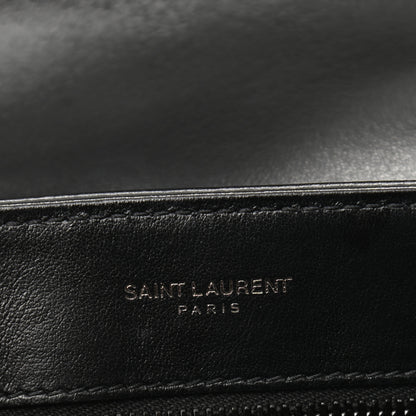 Saint Laurent Calfskin Y Quilted Monogram Toy Loulou Crossbody Bag Black 5 of 9