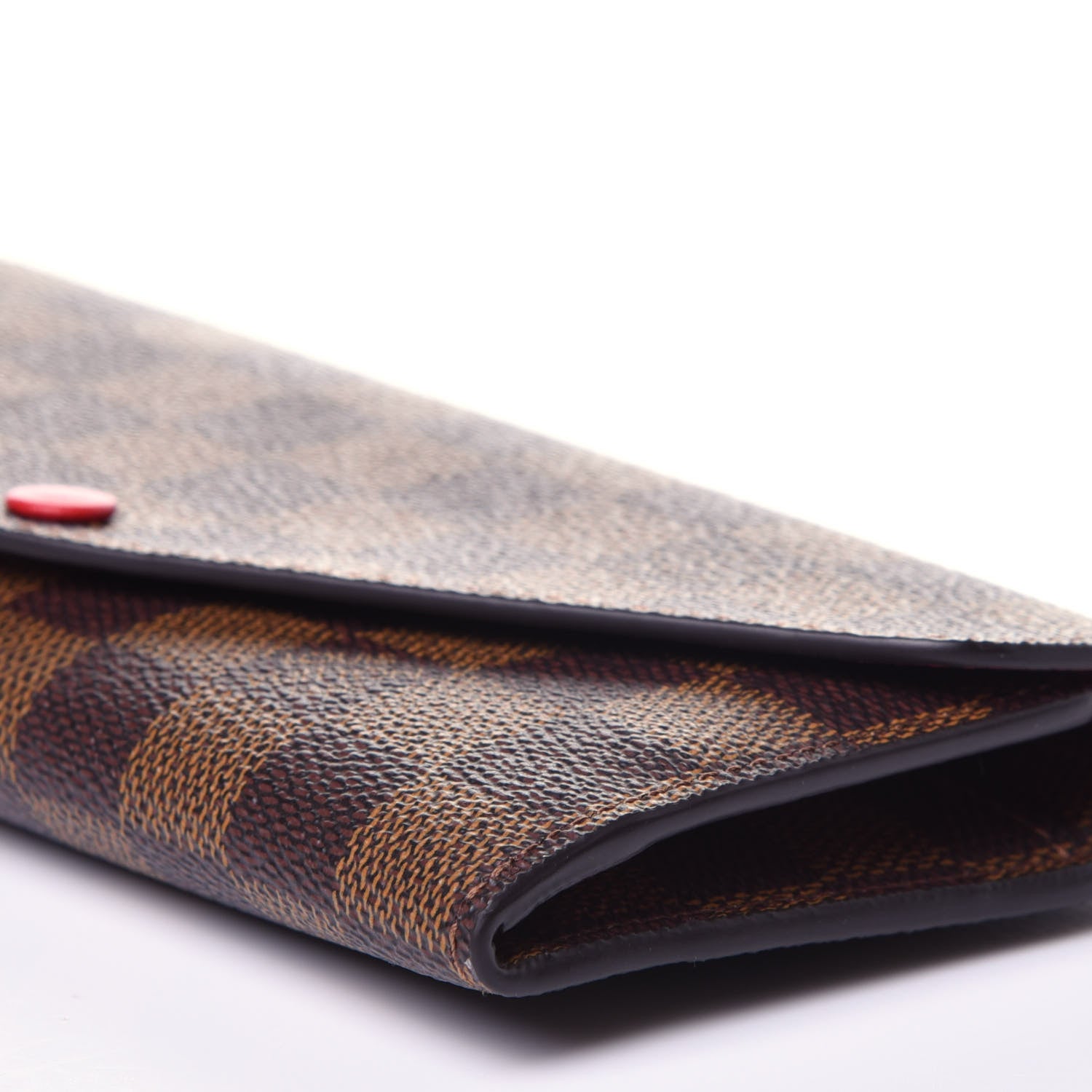 Louis Vuitton Damier Ebene Josephine Wallet Red 8 of 12