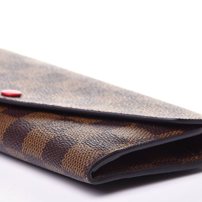 Louis Vuitton Damier Ebene Josephine Wallet Red 8 of 12