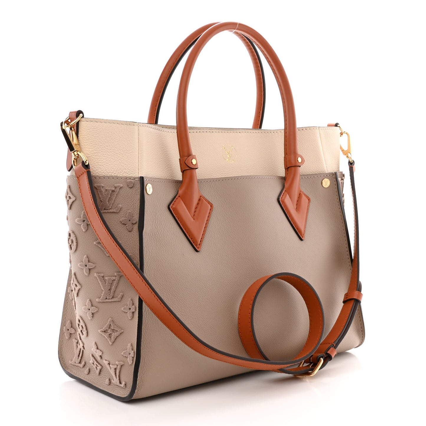 Calfskin Monogram Tufting On My Side Galet