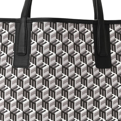 MCM Visetos Medium Liz Reversible Shopper Tote Black 13 of 19