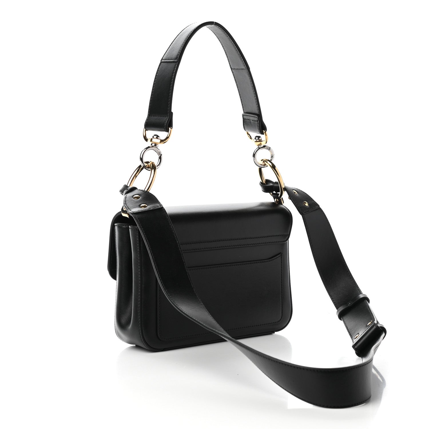 Chloe Calfskin Small C Double Carry Black 3 of 9