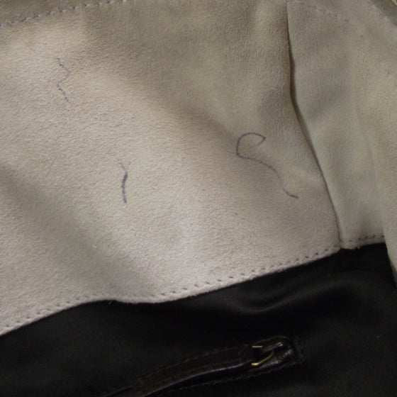 Saint Laurent Patent Downtown Tote Ivory 10 of 12