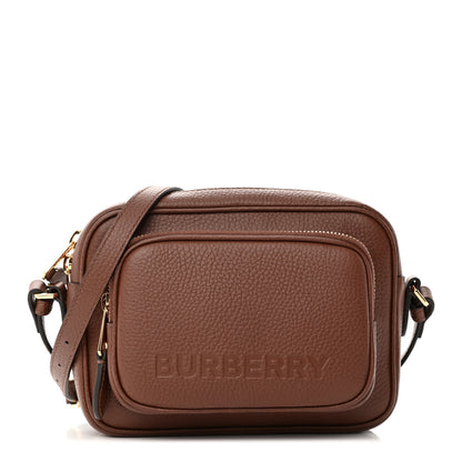 Burberry Grained Calfskin Small Camera Bag Tan 1 of 12