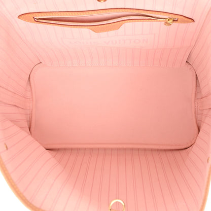 Louis Vuitton Damier Azur Neo Neverfull MM Rose Ballerine 6 of 10