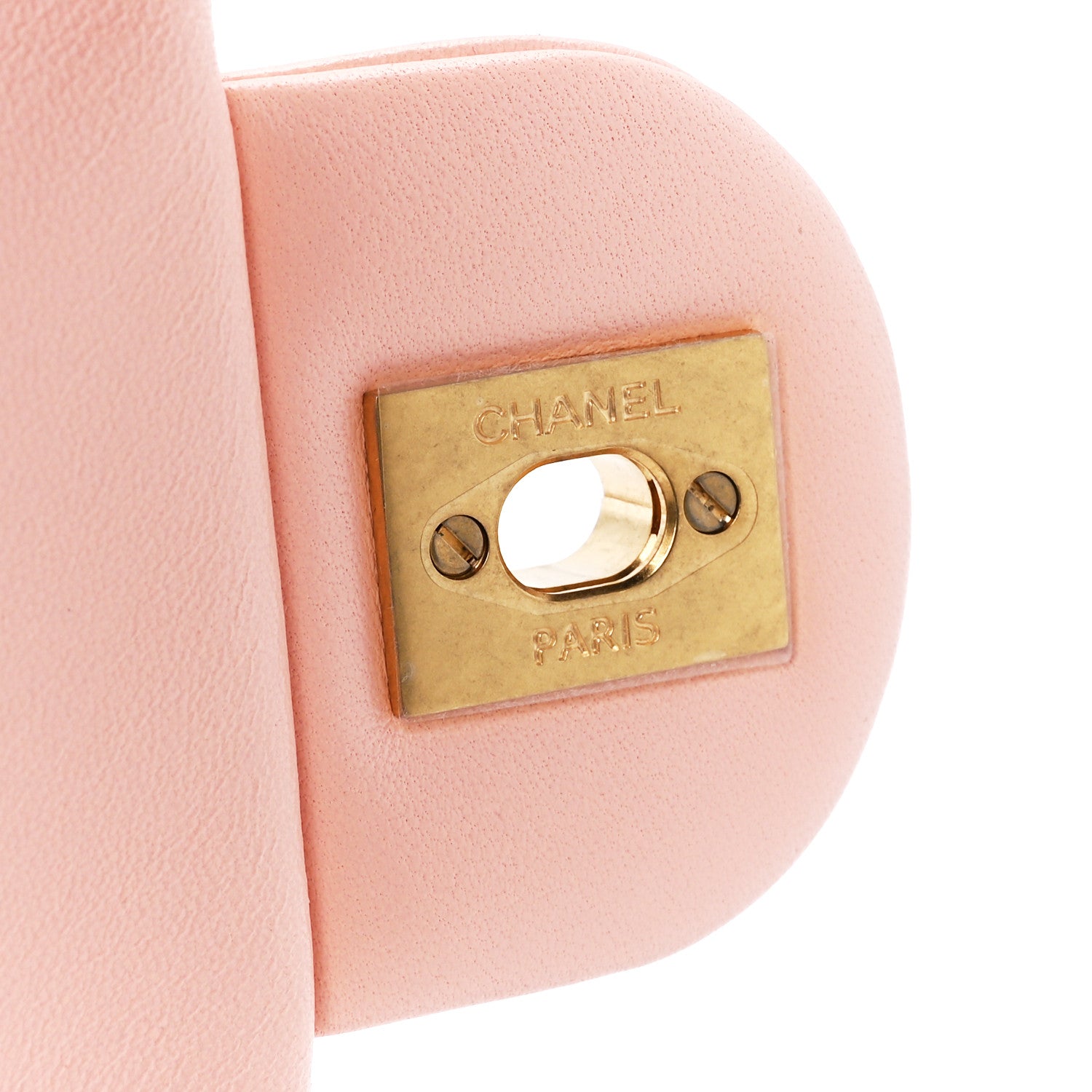 Chanel Lambskin Quilted Mini Rectangular Pearl Crush Flap Coral 6 of 11